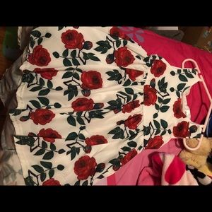 Rose dress never worn nwot